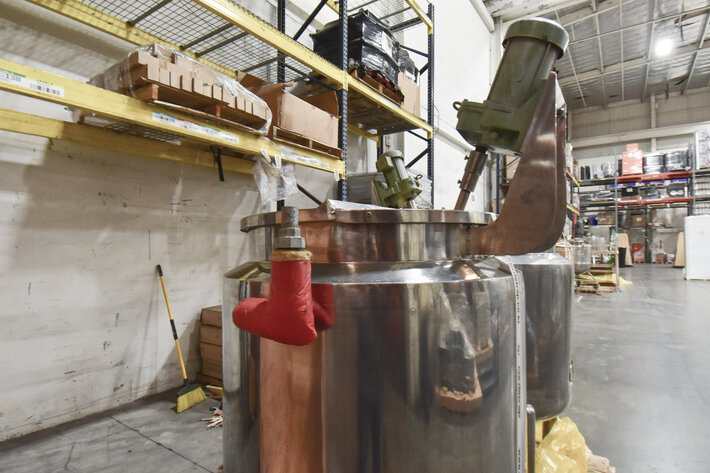 Image for *** SOLD *** MJK1534 Stainless Steel Mixing Tank With Agitator