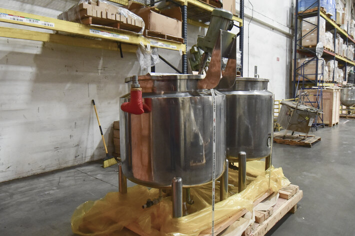 Image for *** SOLD *** MJK1534 Stainless Steel Mixing Tank With Agitator