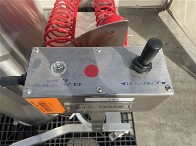 Image for *** SOLD *** MJK1580 Drum Tipper SWL 120Kg