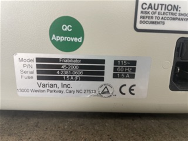 Image for MJK1579 VanKel Dual Wheel Friability Tester