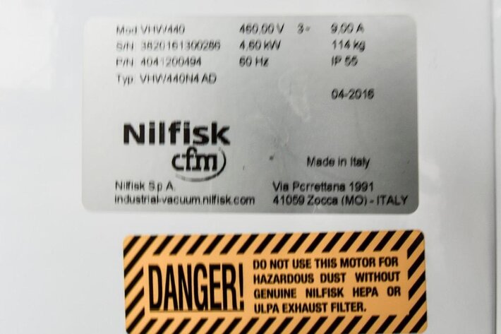 Image for ***SOLD*** MJK1561 Nilfisk Vacuum