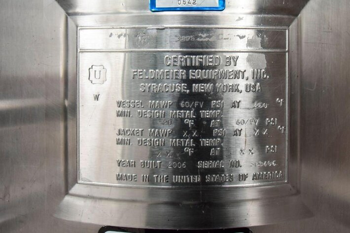 Image for MJK1540 350 Liter Feldmeier Tank