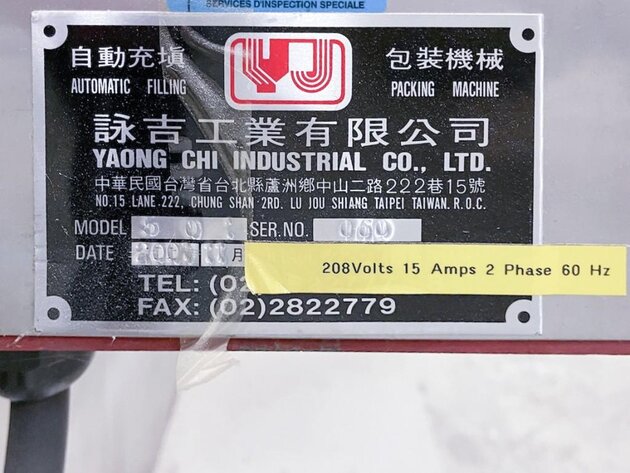 Image for ***SOLD*** MJK0888 Yaong Chi Industrial 501 Volumetric Filler