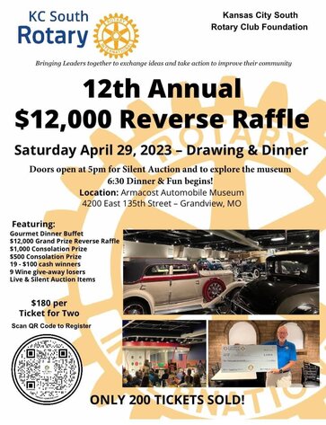 Image for 12th Annual Kansas City South Rotary Club Foundation Benefit Auction