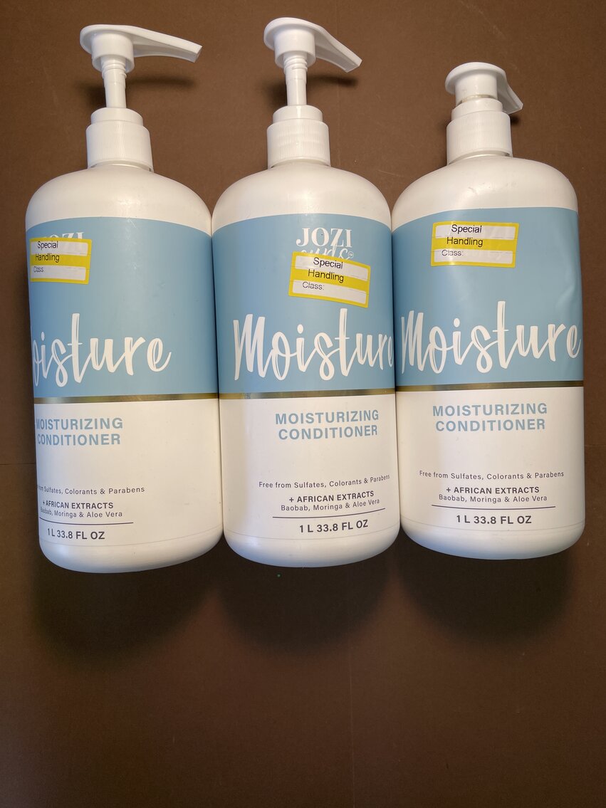 SET OF 3 Jozi Curls Intensive Moisturizing Conditioner with Boabab & Moringa & Aloe Vera - 33.8 fl oz