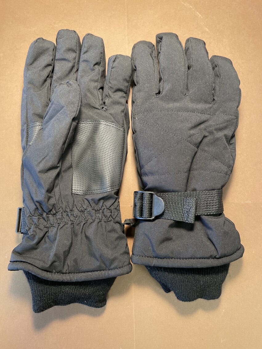 All in Motion Men's Black Winter Gloves
