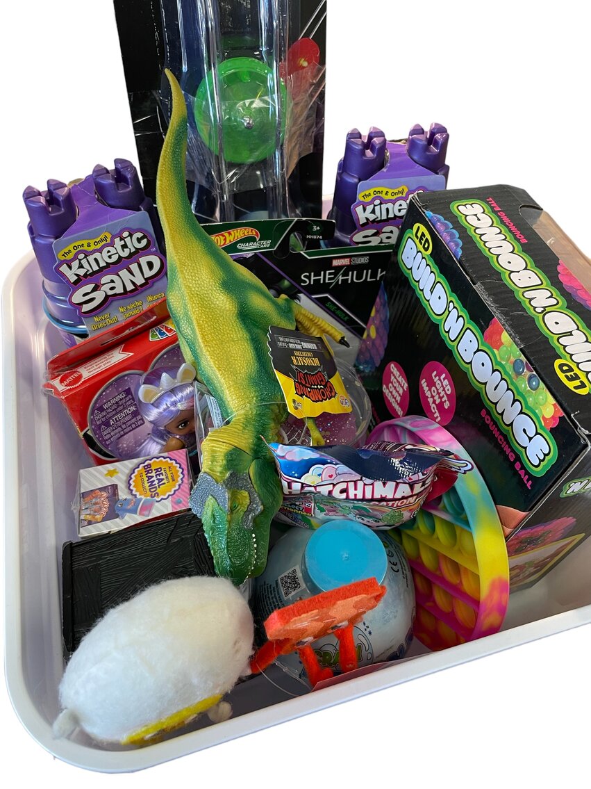 Box of Children's Items and Toys