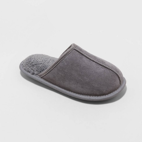 (Kids Size Medium 2/3) Boys' Ellis Slide Slippers - Cat & Jack™ Gray 