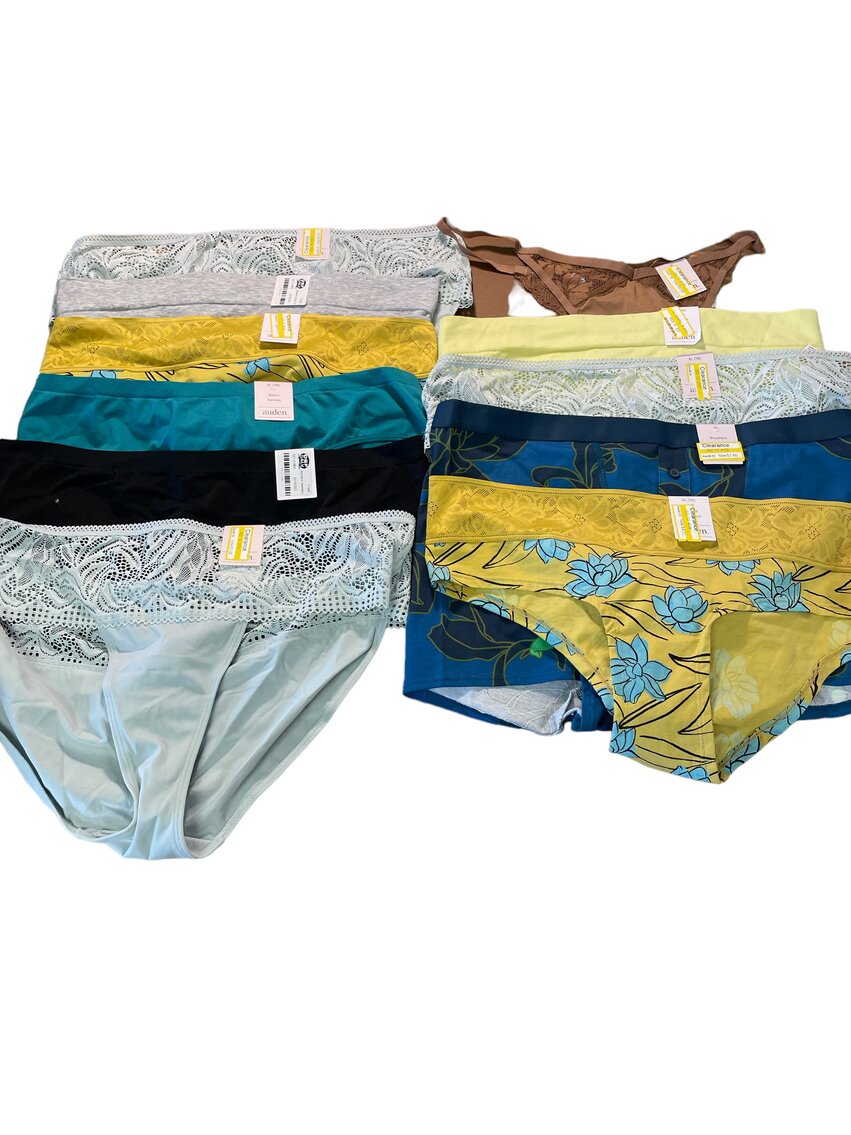 Set of 11 Women's Underwear Size XL