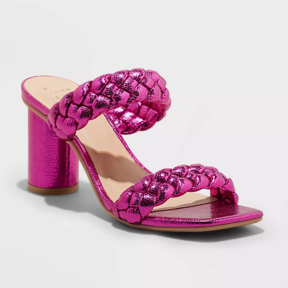 (Womens Size 9) Women's Basil Mule Heels - A New Day™