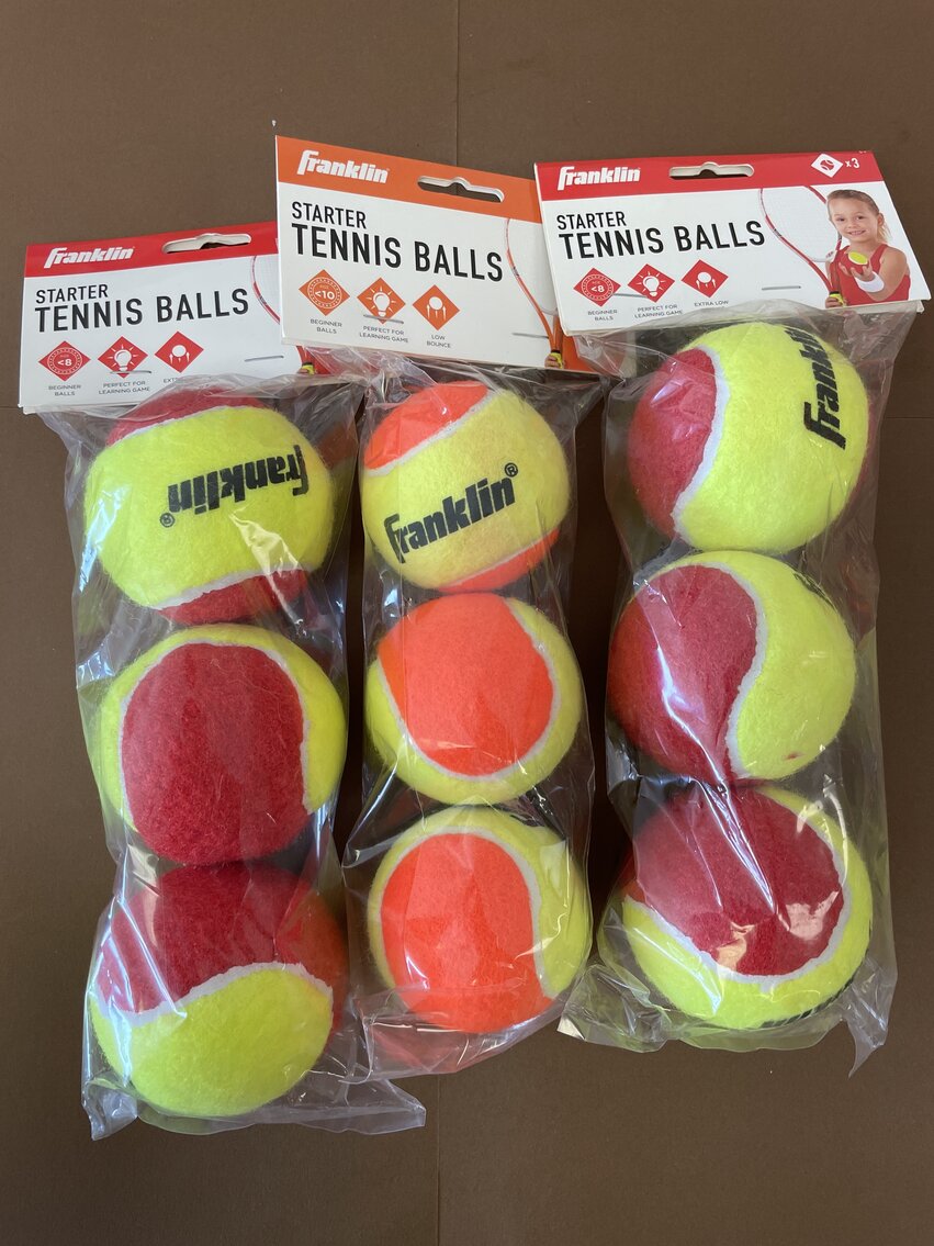 Set of Starter Tennis Balls