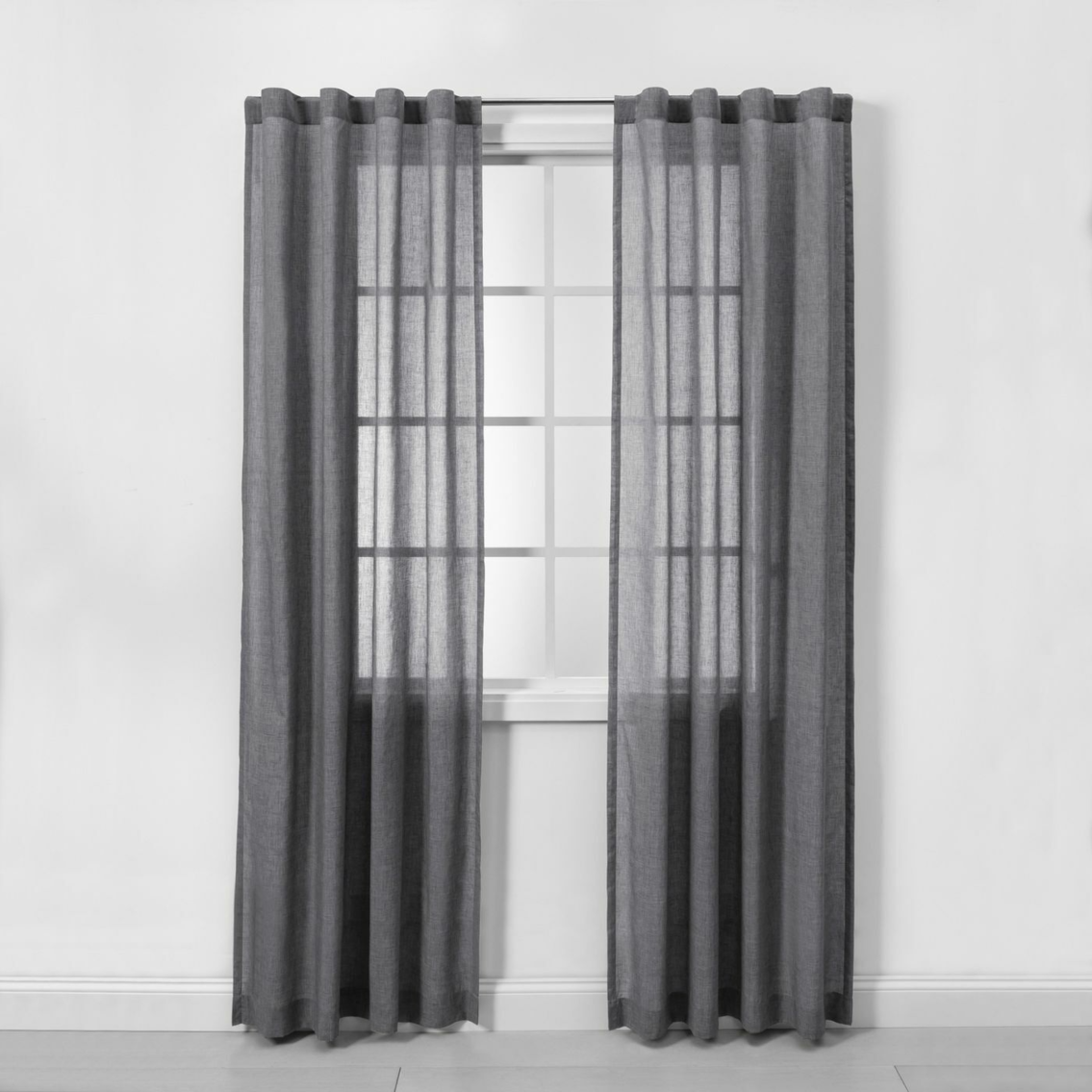 (6 panels) LIGHT FILTERING CURTAIN 42"W X 63"L LENGTH