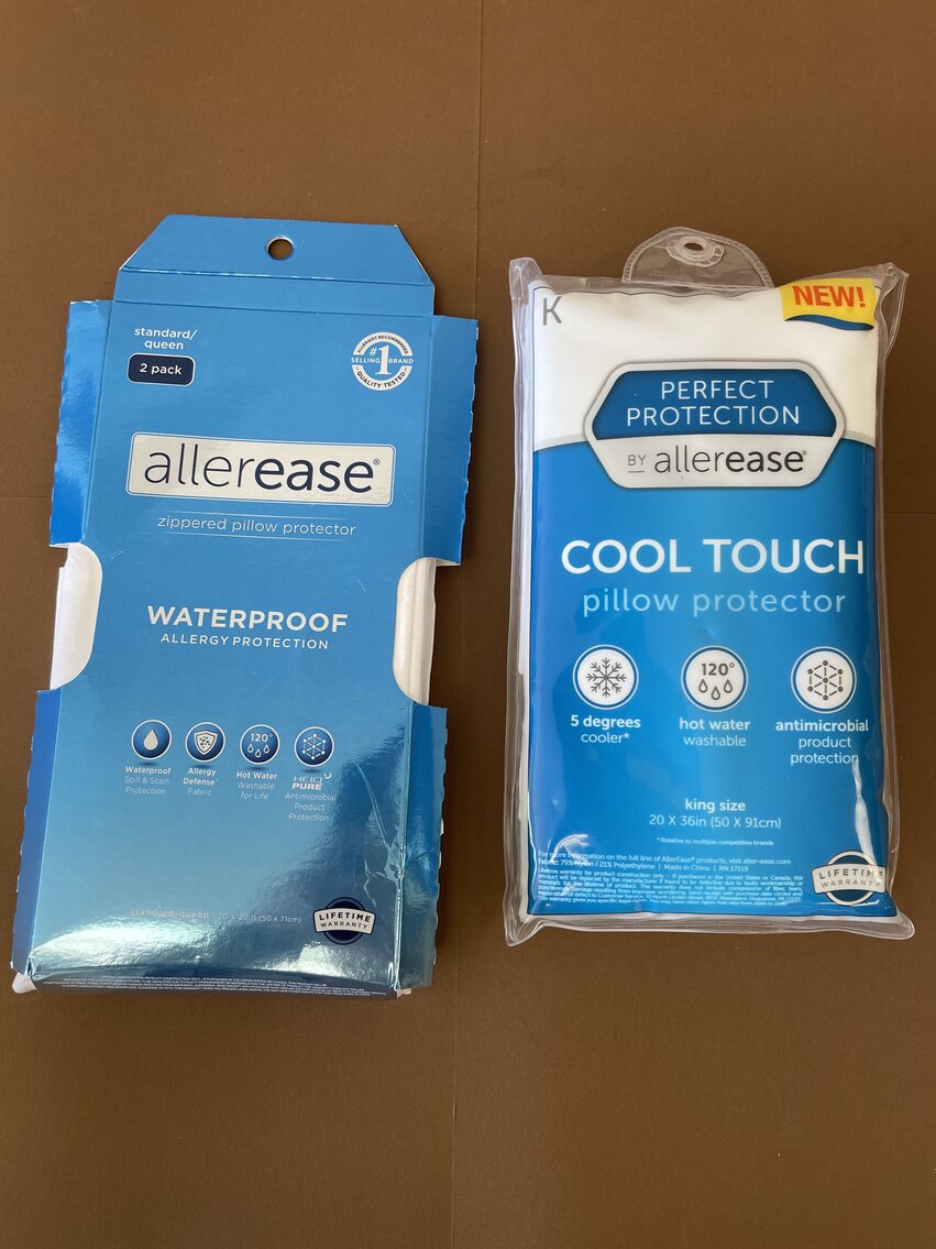Set of 4 Allerease Pillow Cases 2 Standard Size 2 King Size