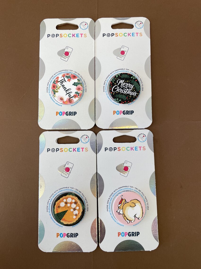 Set of 4 Popsocket Phone Grips 