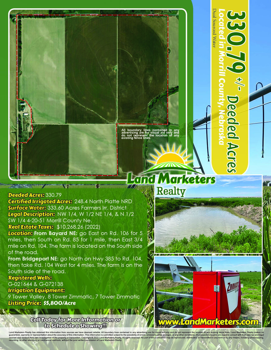 Image for 330.79 Deeded Acres in Morrill County, NE