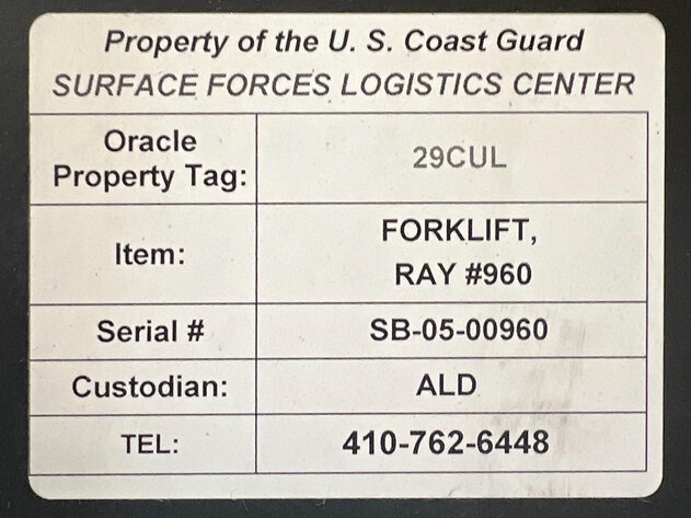 Image for ***SOLD*** MJK1017 Raymond Electric Forklift Model: SB CSR30T