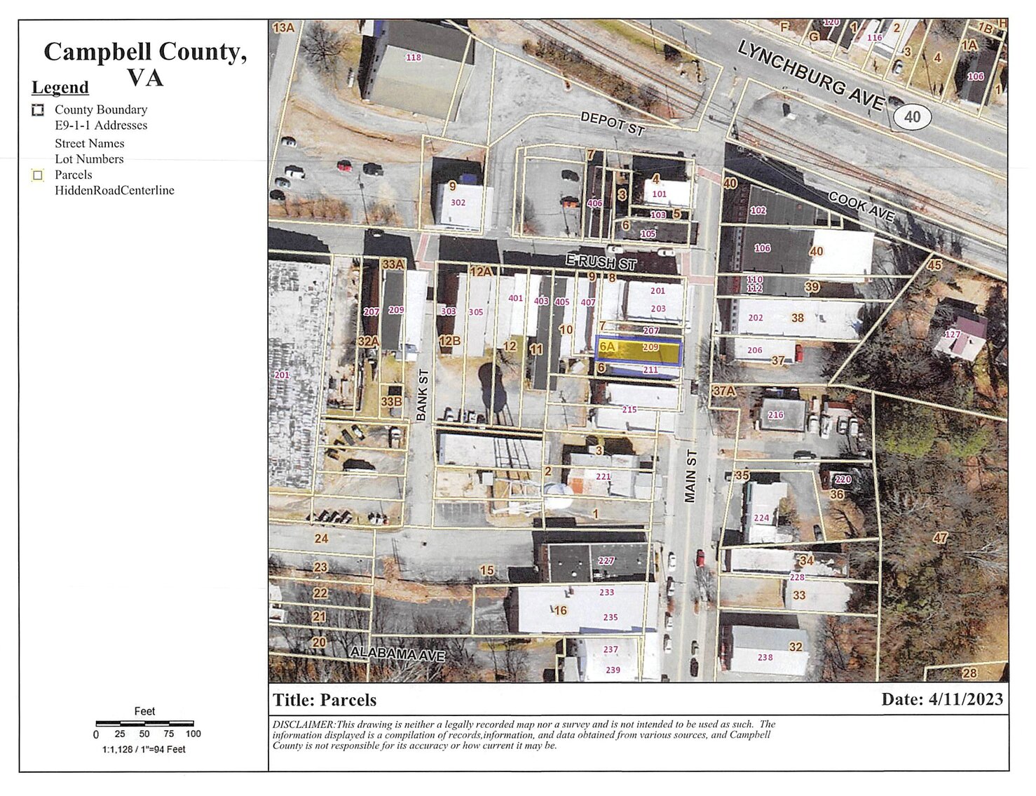 Image for 209 Main Street, Brookneal, VA 24528