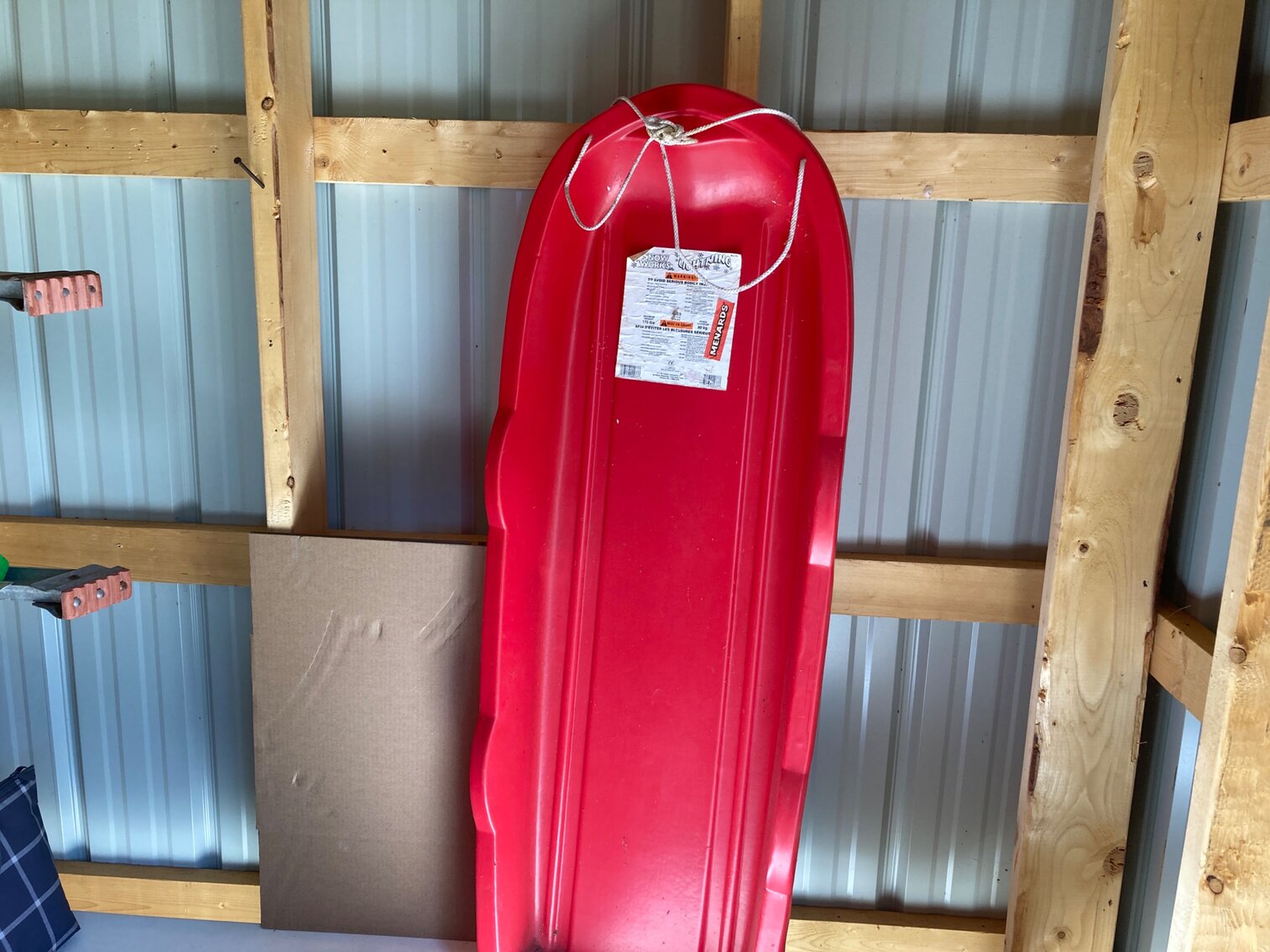 Red Snow Sled