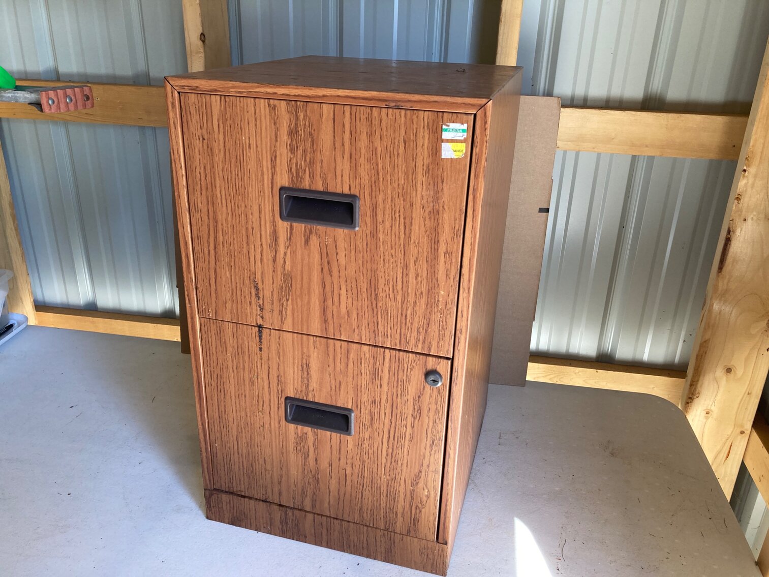 2 Drawer Metal File Cabinet 