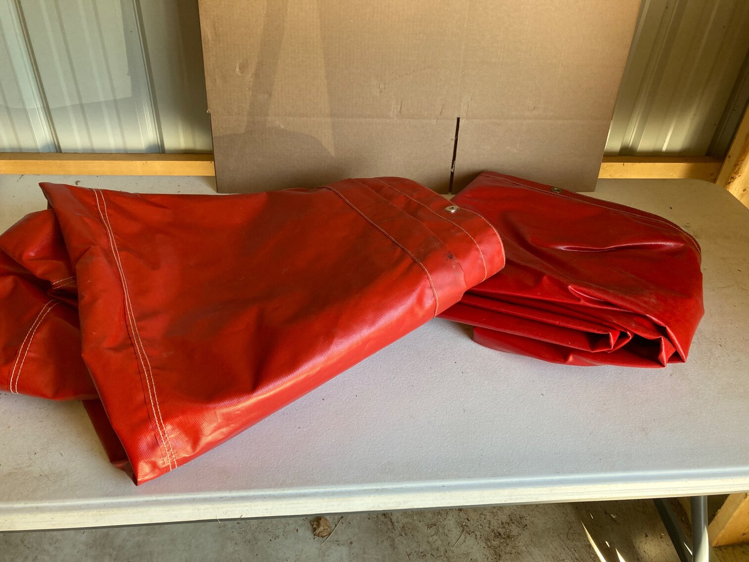 (2) Vinyl Tarps