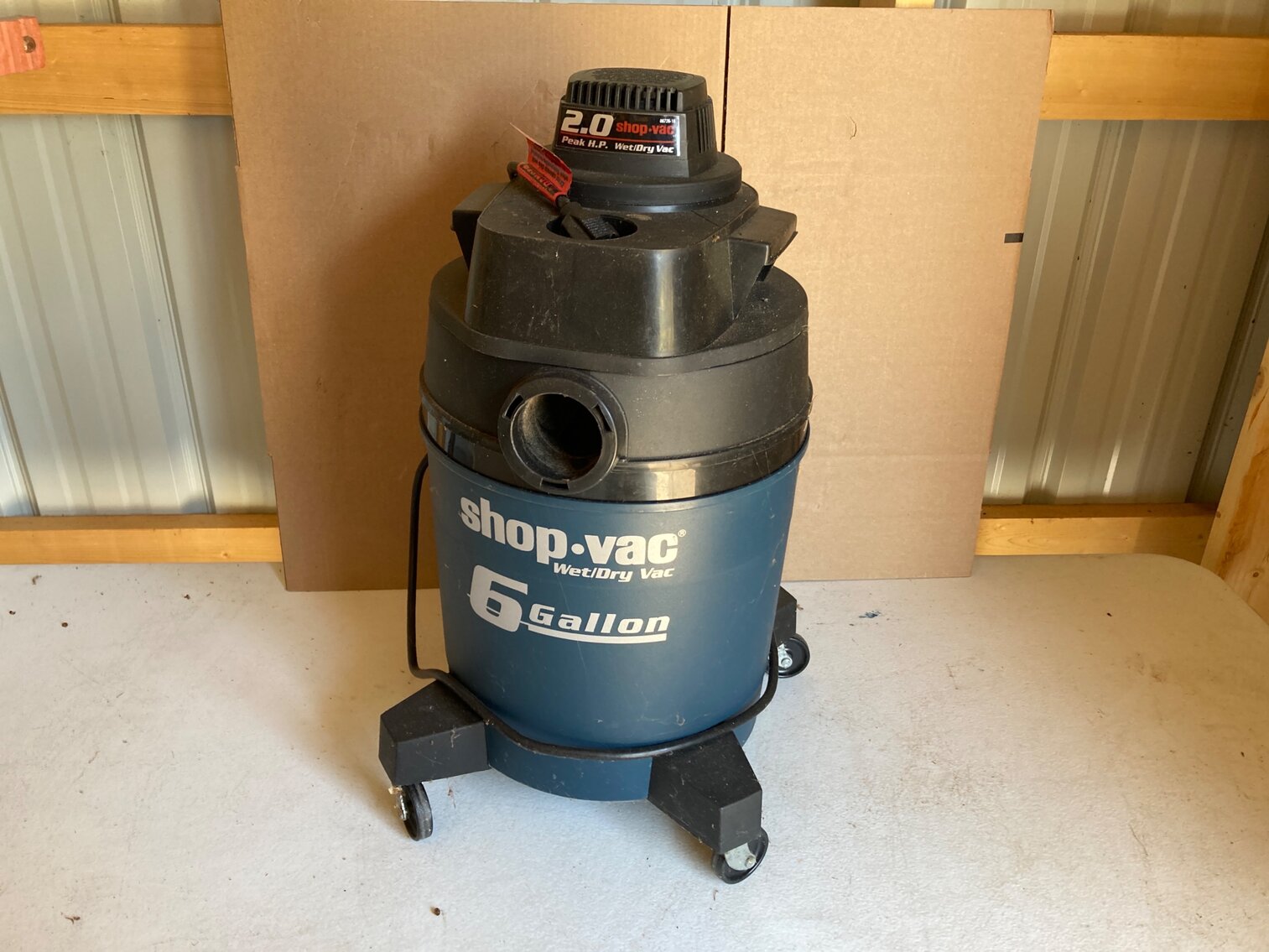 6 Gallon Shop Vac-No hose