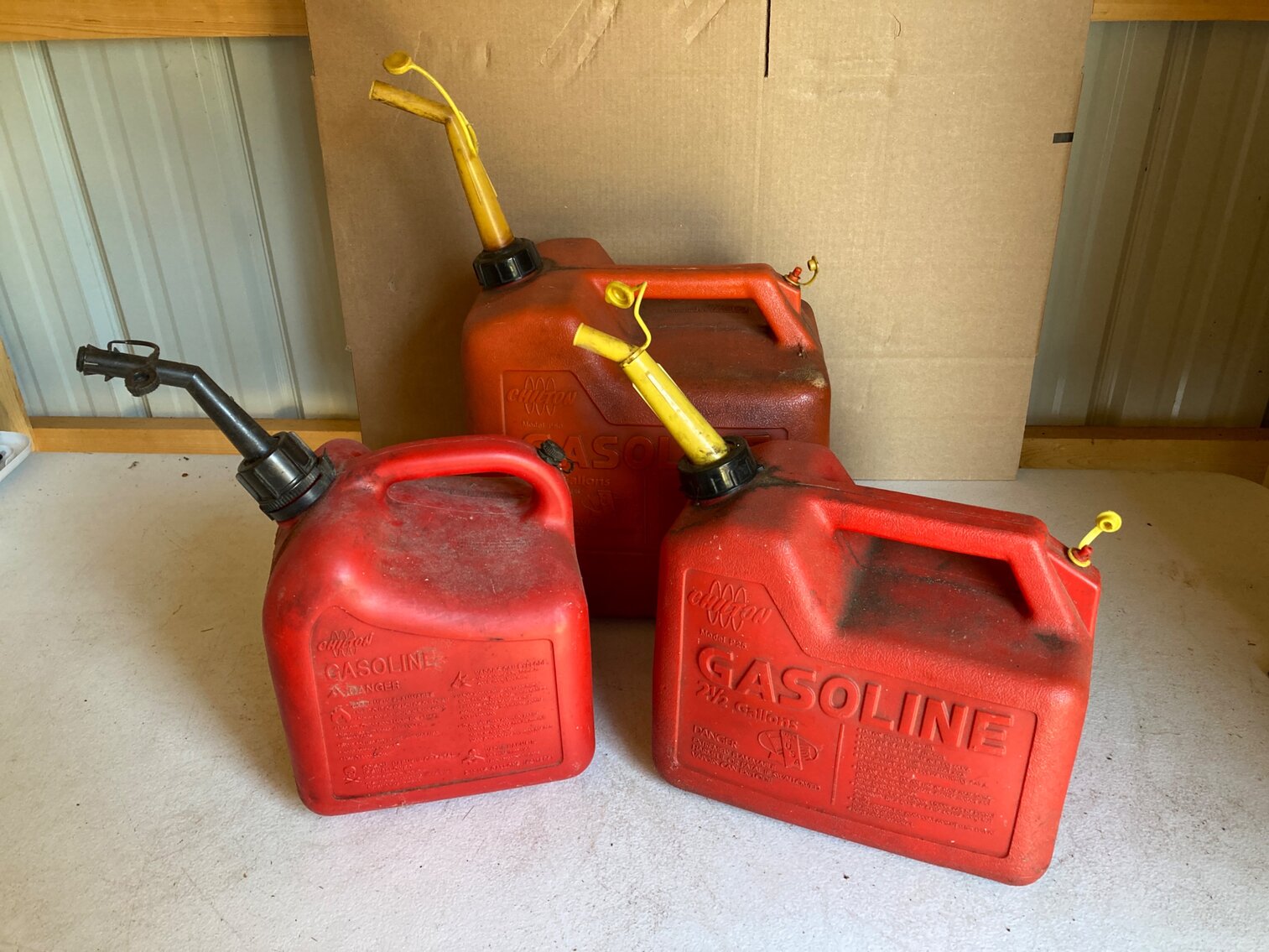 (3) Gas Cans