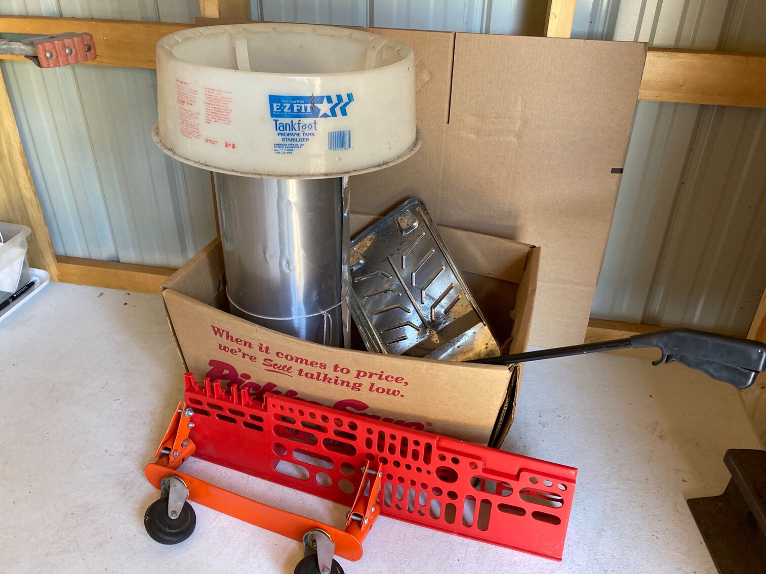Aluminum Flashing, Propane Tank Stabilizer 
