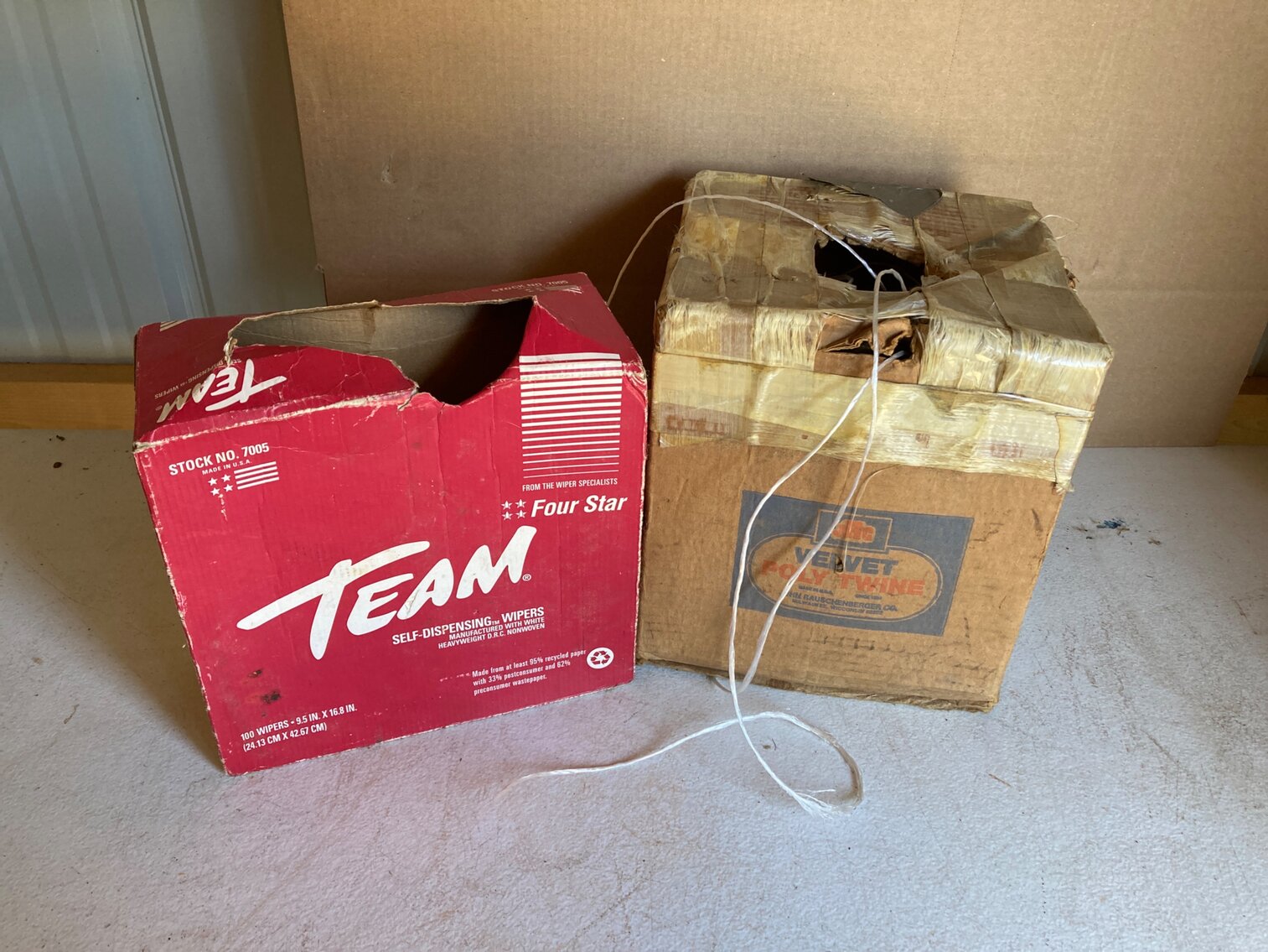 Poly Twine, Wipes