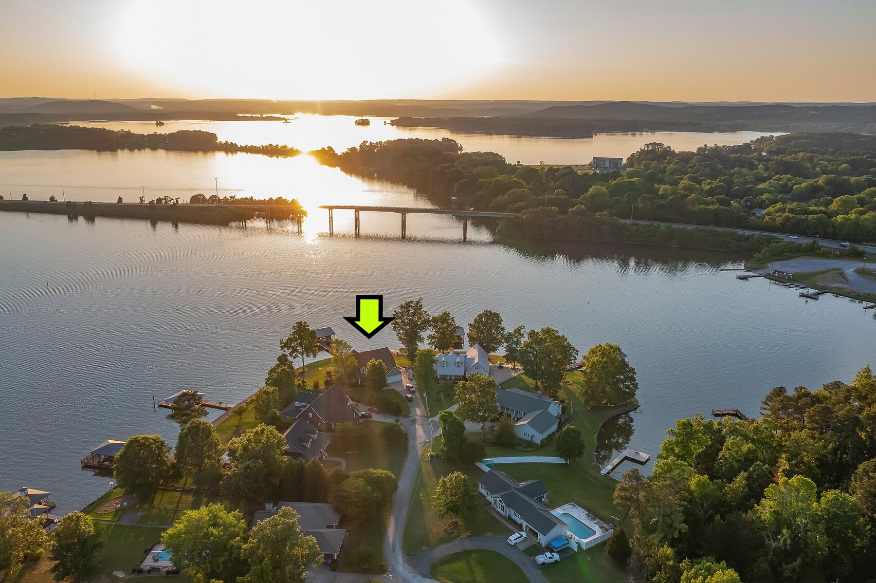 Image for Waterfront Home with Boathouse on Weiss Lake in Cedar Bluff, Alabama...SOLD