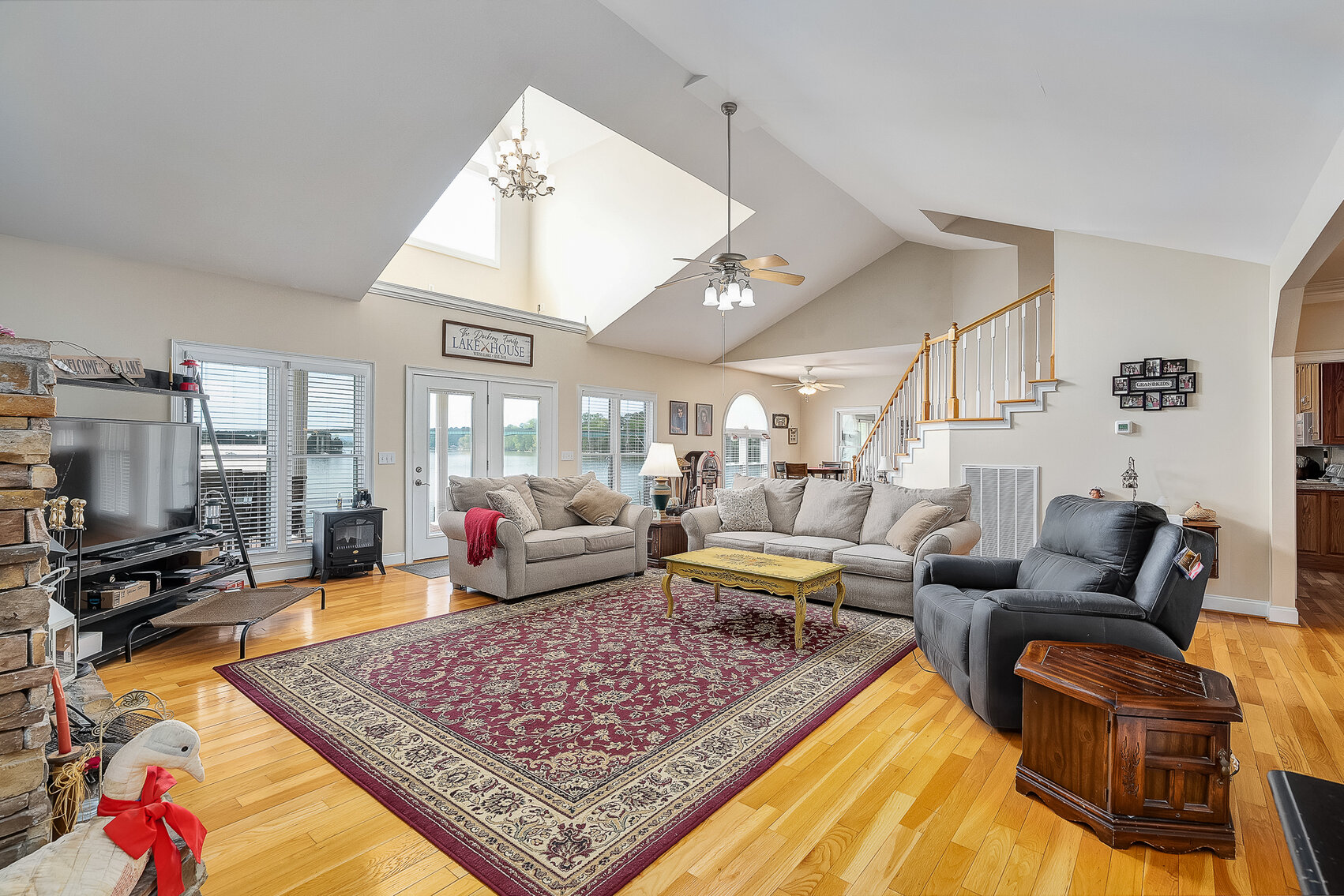 Image for Waterfront Home with Boathouse on Weiss Lake in Cedar Bluff, Alabama...SOLD