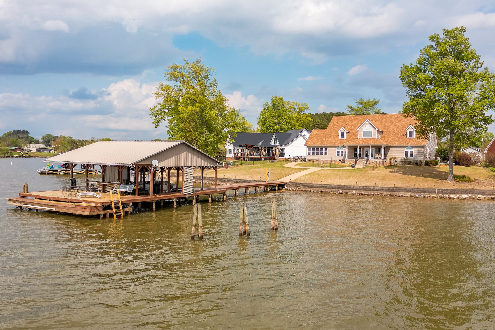 Image for Waterfront Home with Boathouse on Weiss Lake in Cedar Bluff, Alabama...SOLD