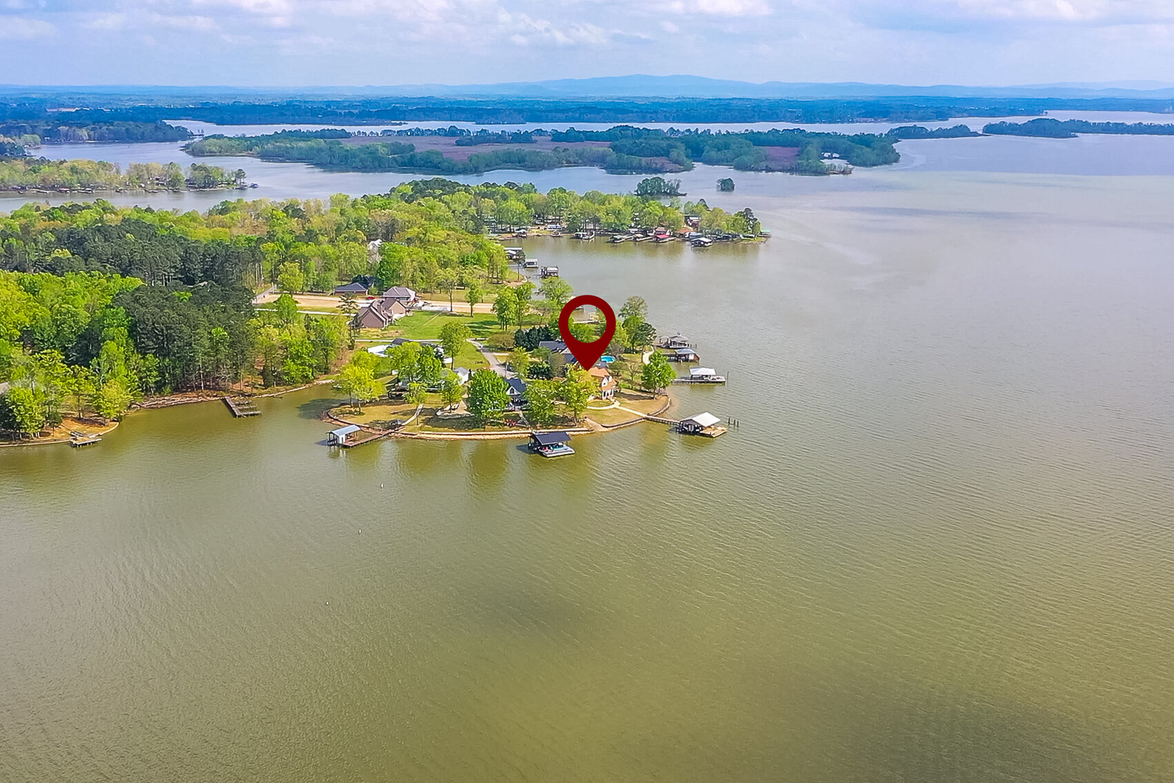Image for Waterfront Home with Boathouse on Weiss Lake in Cedar Bluff, Alabama...SOLD