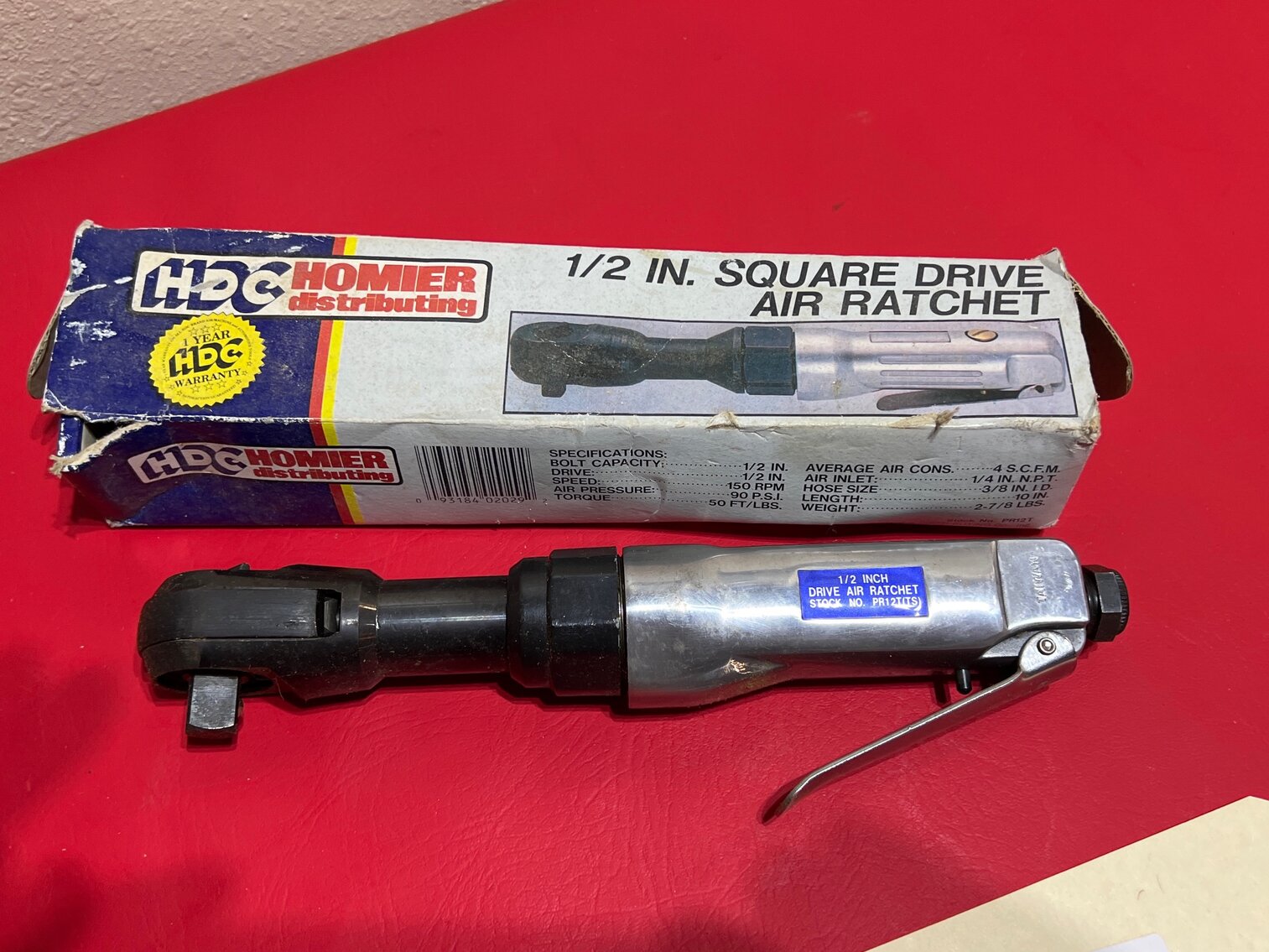1/2 Square drive air ratchet