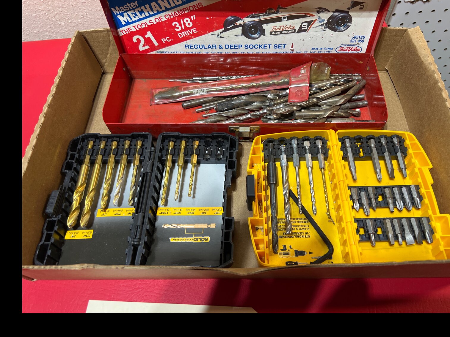 Dewalt drills, miscellaneous drill bits