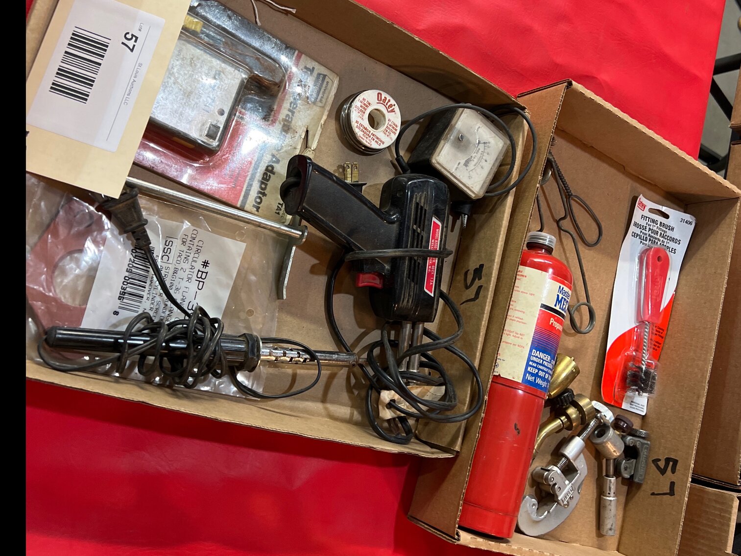 Miscellaneous soldering, torches, miscellaneous plumbing