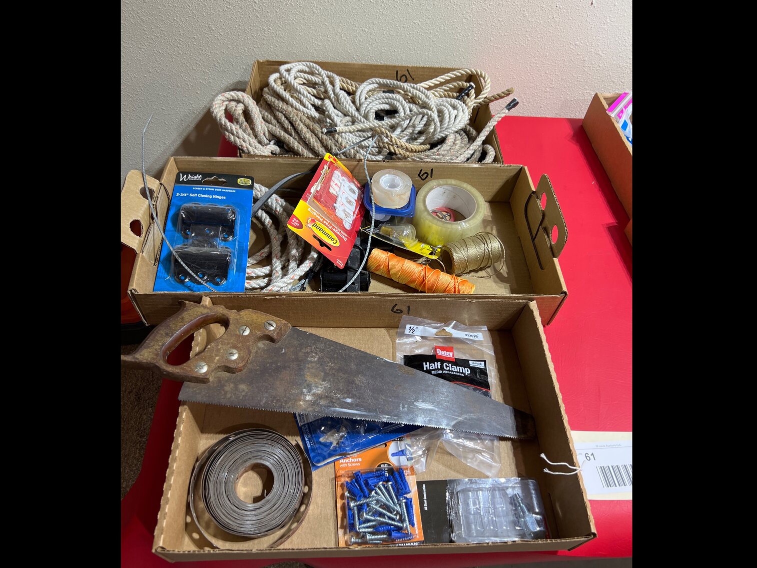 Rope, hardware, string and more