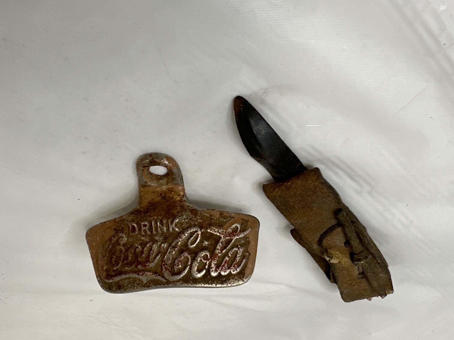 Coca Cola Star Bottle Opener and Vintage handheld Corn Husker