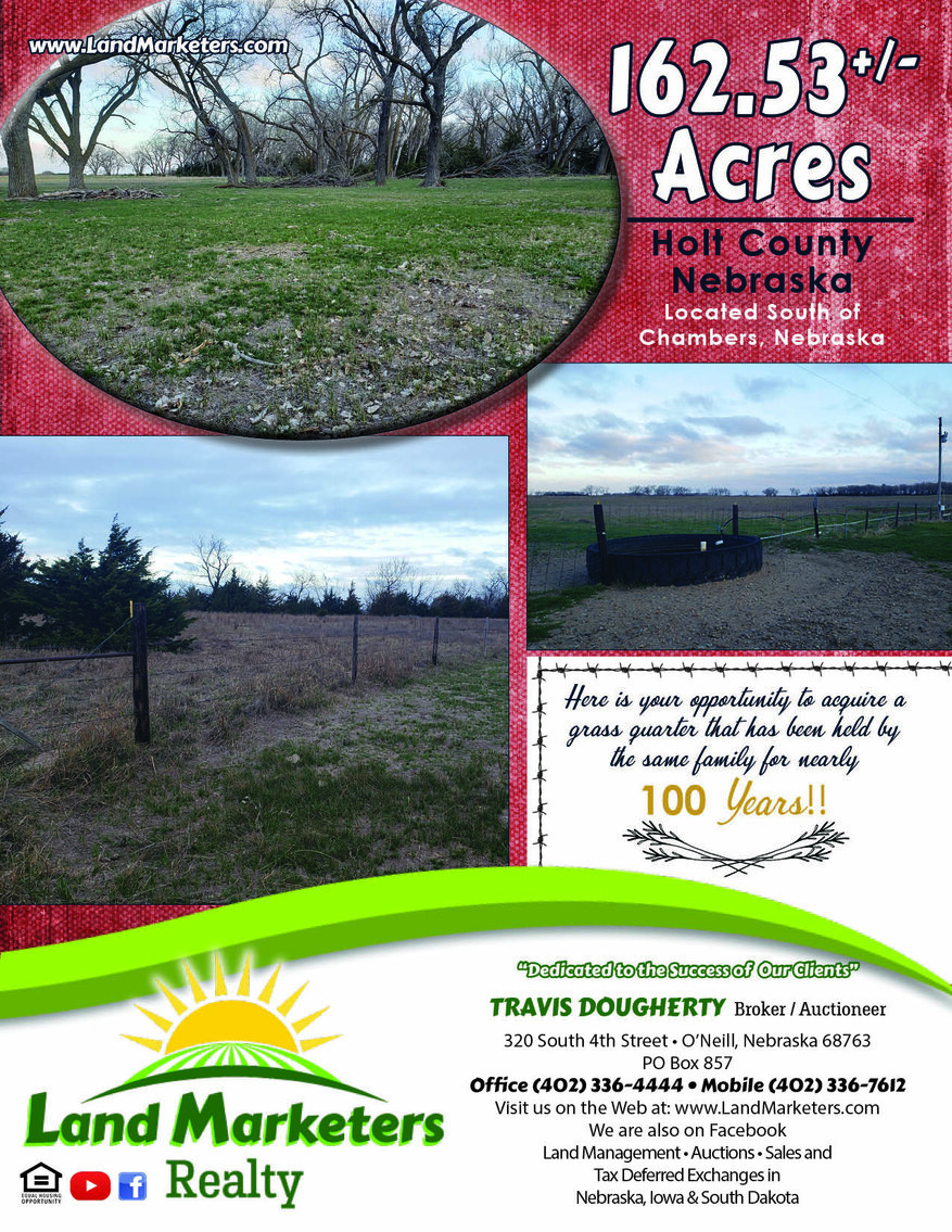 Image for 162.53+/- Acres in Holt County, NE South of Chambers, NE