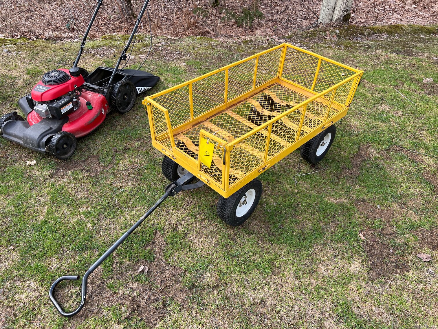 Heavy duty garden wagon