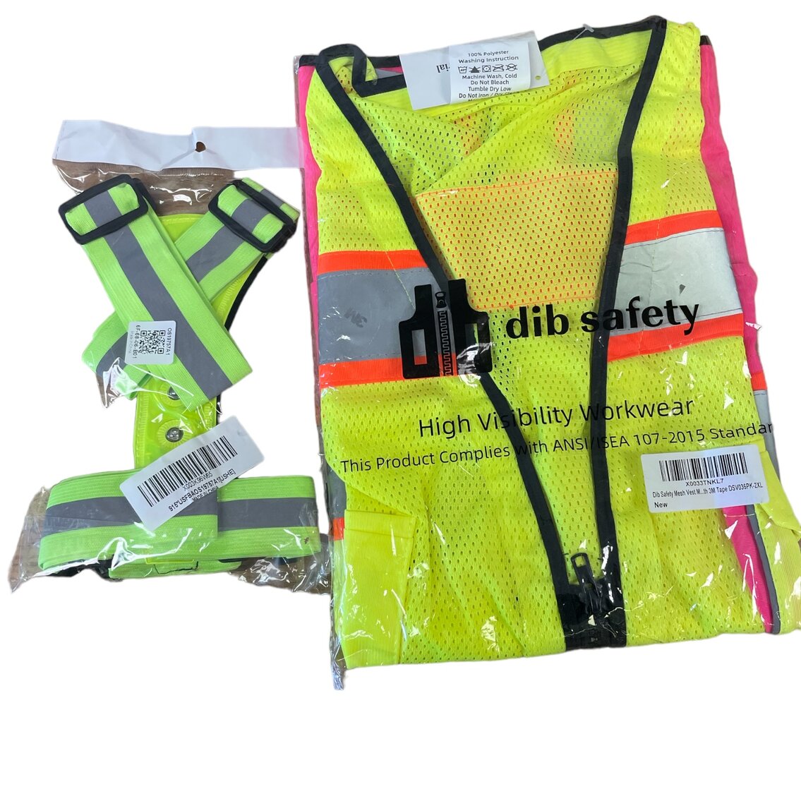 Set of Safety Vests Size 2XL