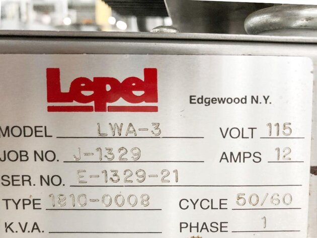 Image for ***SOLD*** MJK1584 Lepel TR200 Lepak Induction Sealer