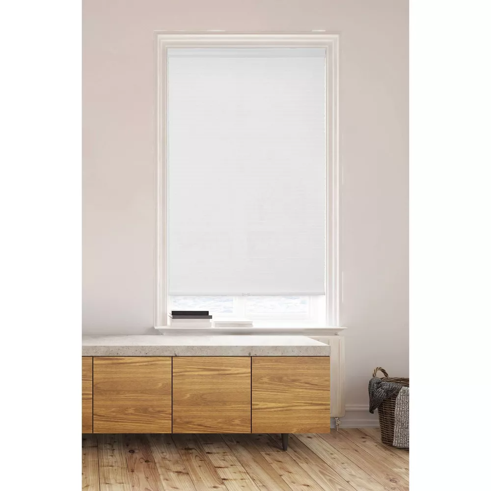 1pc Light Filtering Cordless Cellular Window Shade White - Lumi Home Furnishings