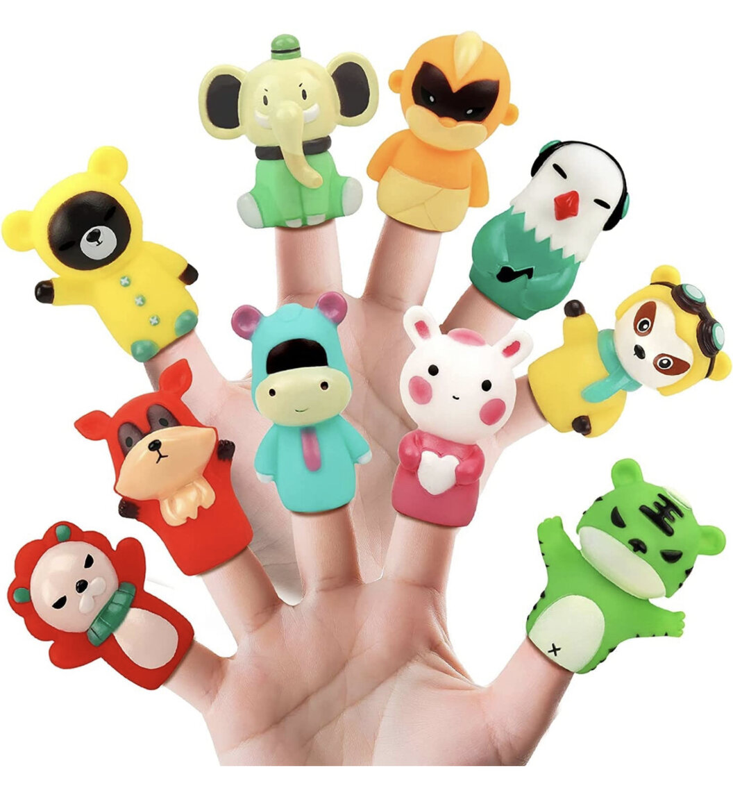 Set of Finger Puppets for Toddlers 