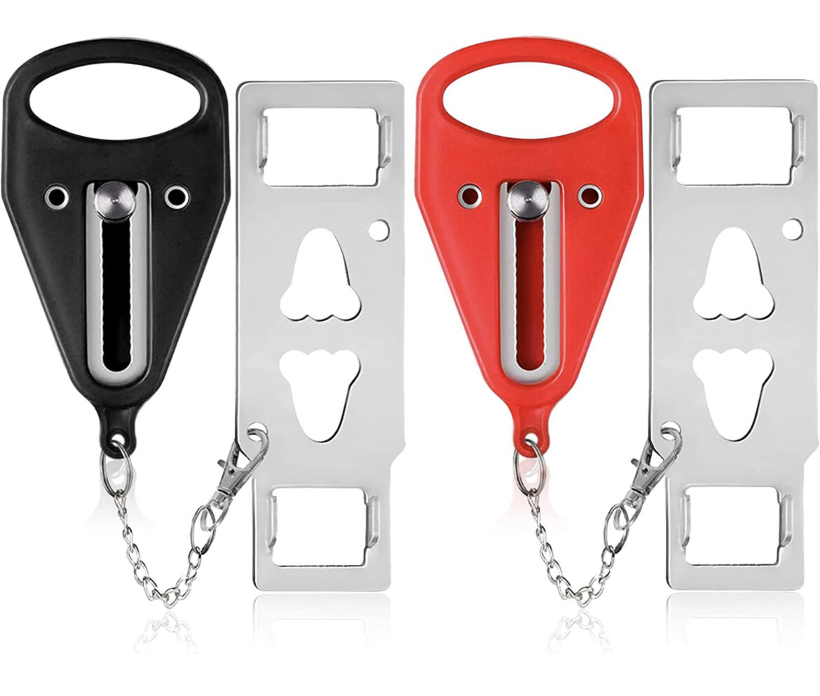 Set of 3 Portable Door Locks