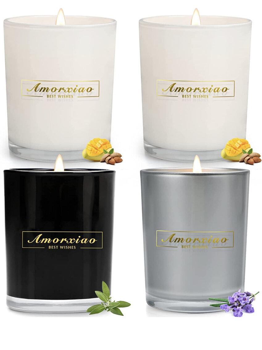 4 Scented Candles 