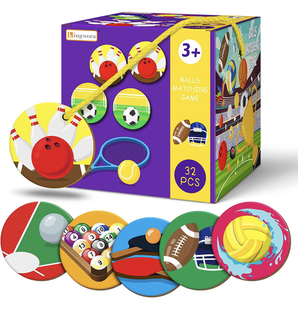 Set of 3 Memory Card Games 