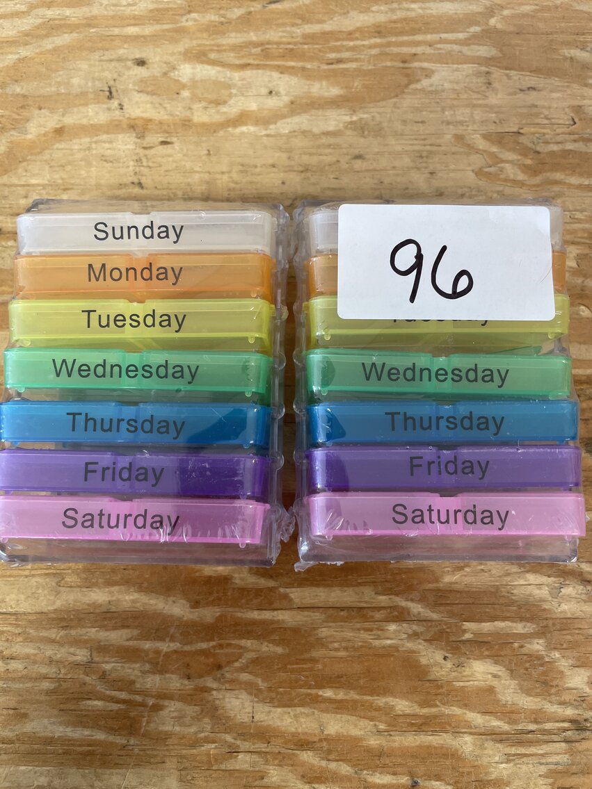 2 Packs of Pill Containers 