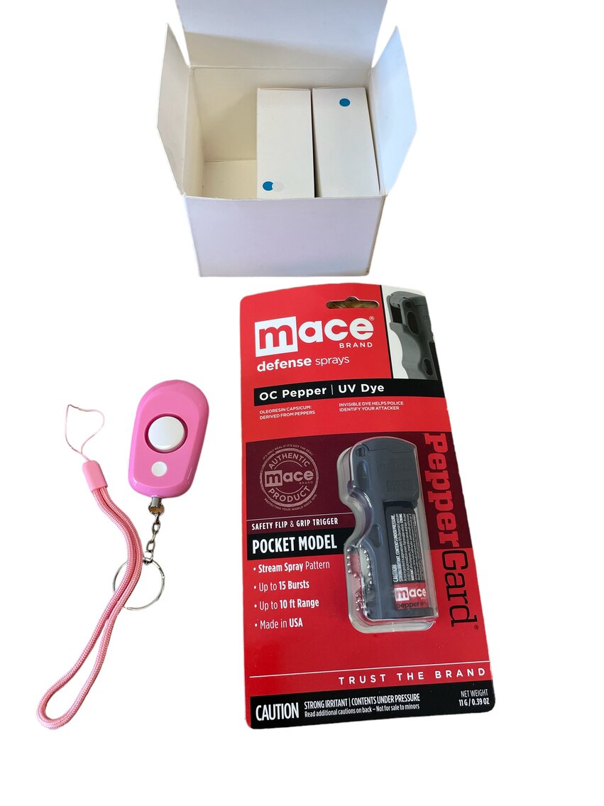 Set of Self Protection Paper Spray and Alarms 