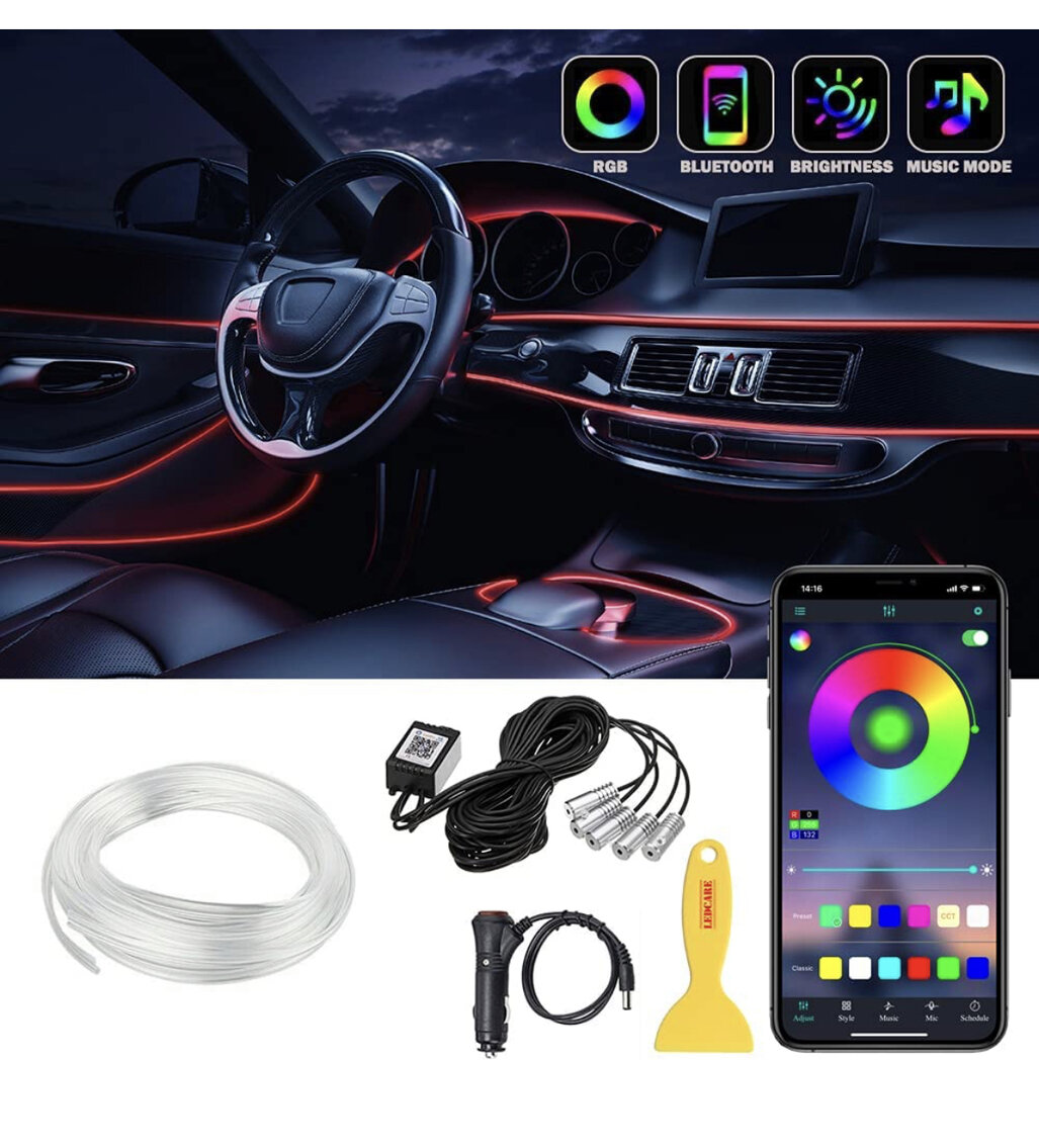 7 Boxes of Car LED Strip Lights 