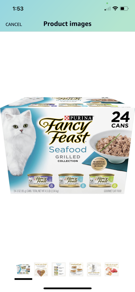 Fancy Feast Seafood Grilled Collection 24 cans (EXP 02/2025)